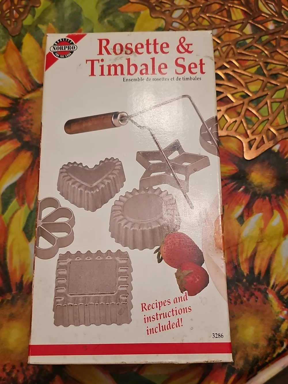 Norpro Rosette & Timbale Baking Set - White